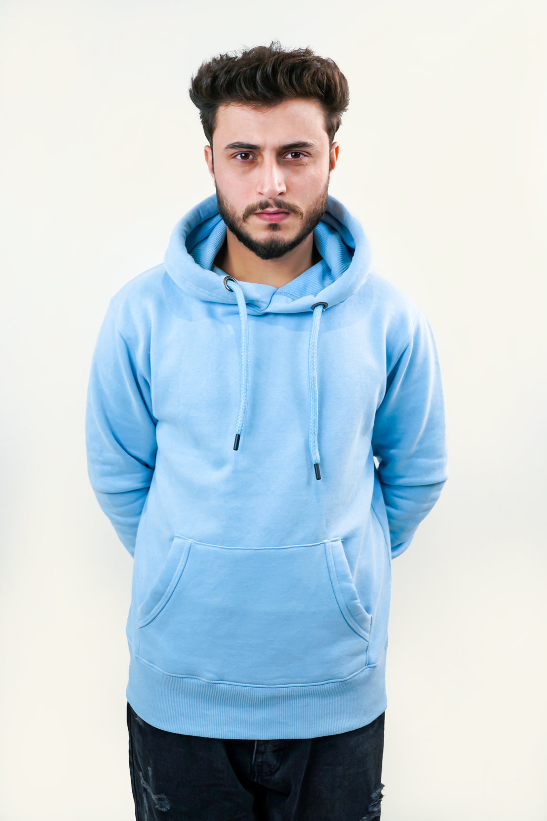 Ultra Premium Hoodie - Ocean Blue Same Round Rope