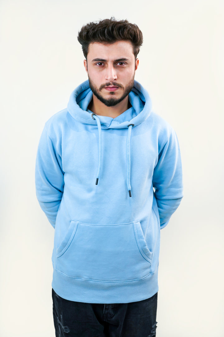 Ultra Premium Hoodie - Ocean Blue Same Round Rope