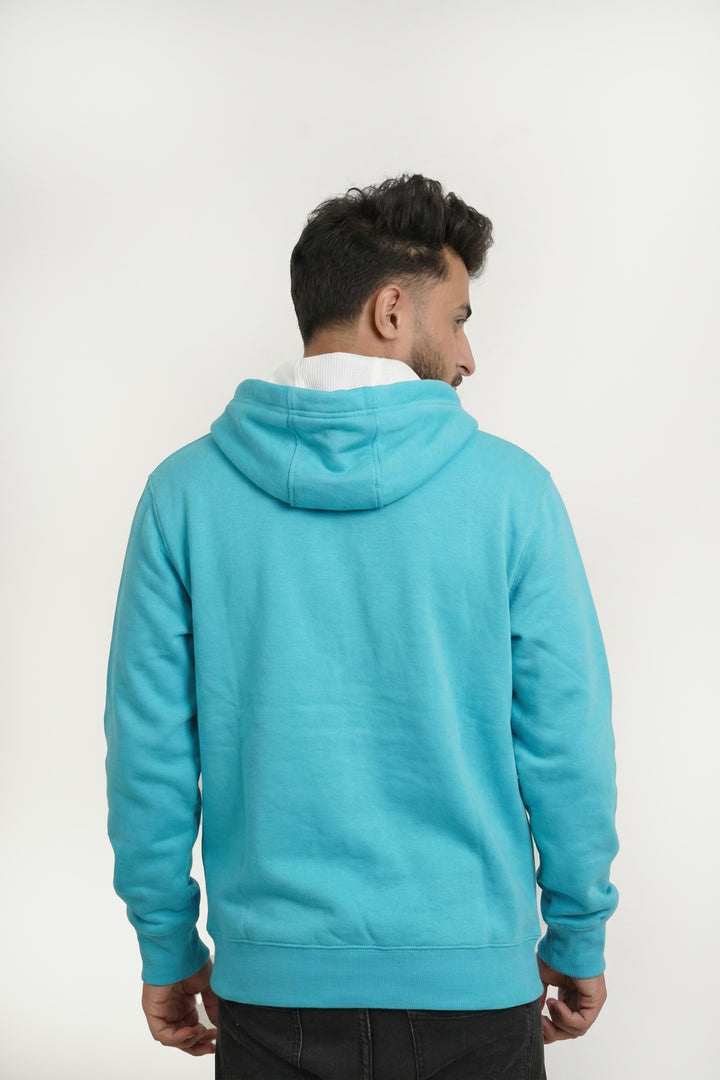 Ultra Premium Comfort Hoodie - Lagoon with White Rope