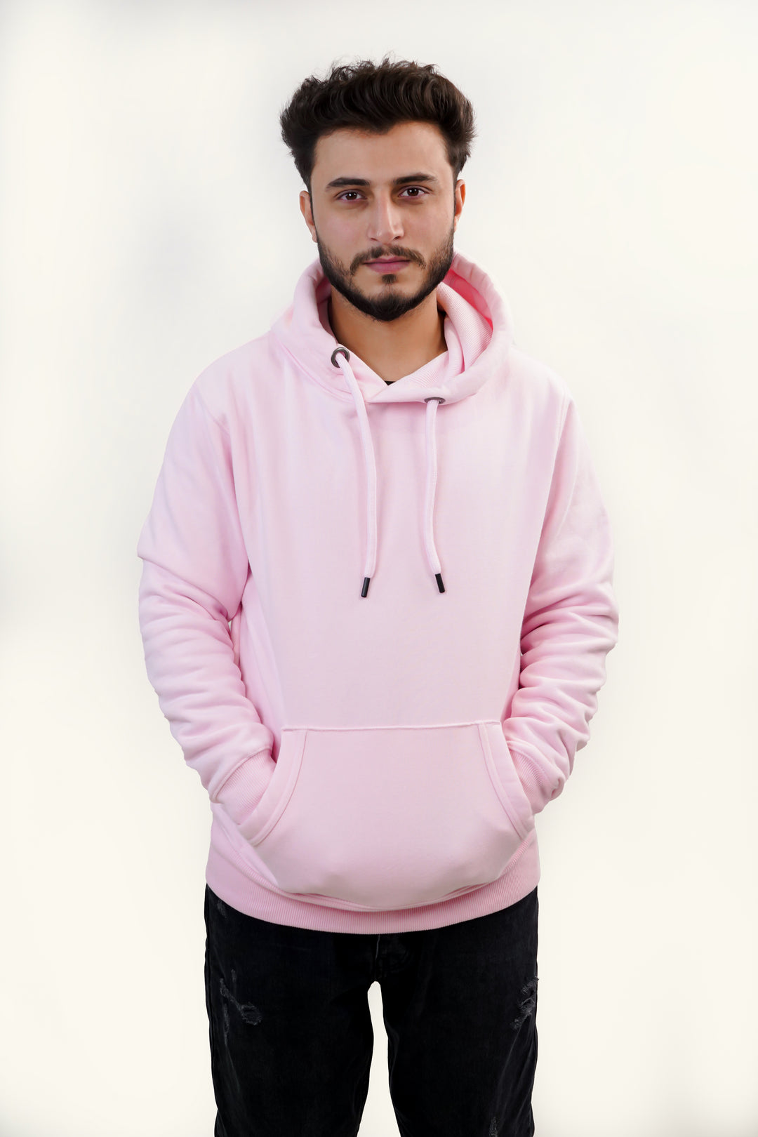 Ultra Premium Comfort Hoodie - Rose Pink Same Round Rope