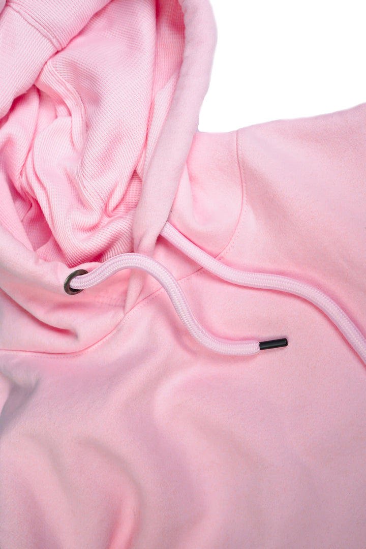 Ultra Premium Comfort Hoodie - Rose Pink Same Round Rope