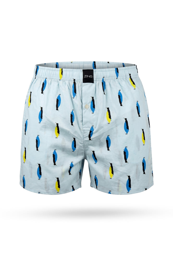 Light Blue Penguin BOXER