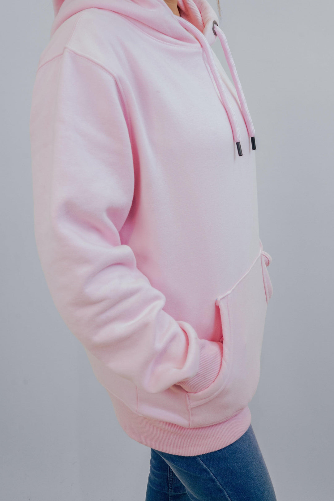 Ultra Premium Comfort Hoodie - Rose Pink Same Round Rope