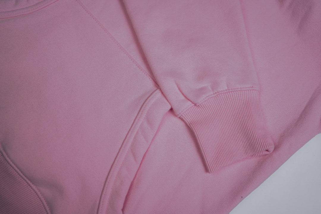 Ultra Premium Comfort Hoodie - Rose Pink Same Round Rope