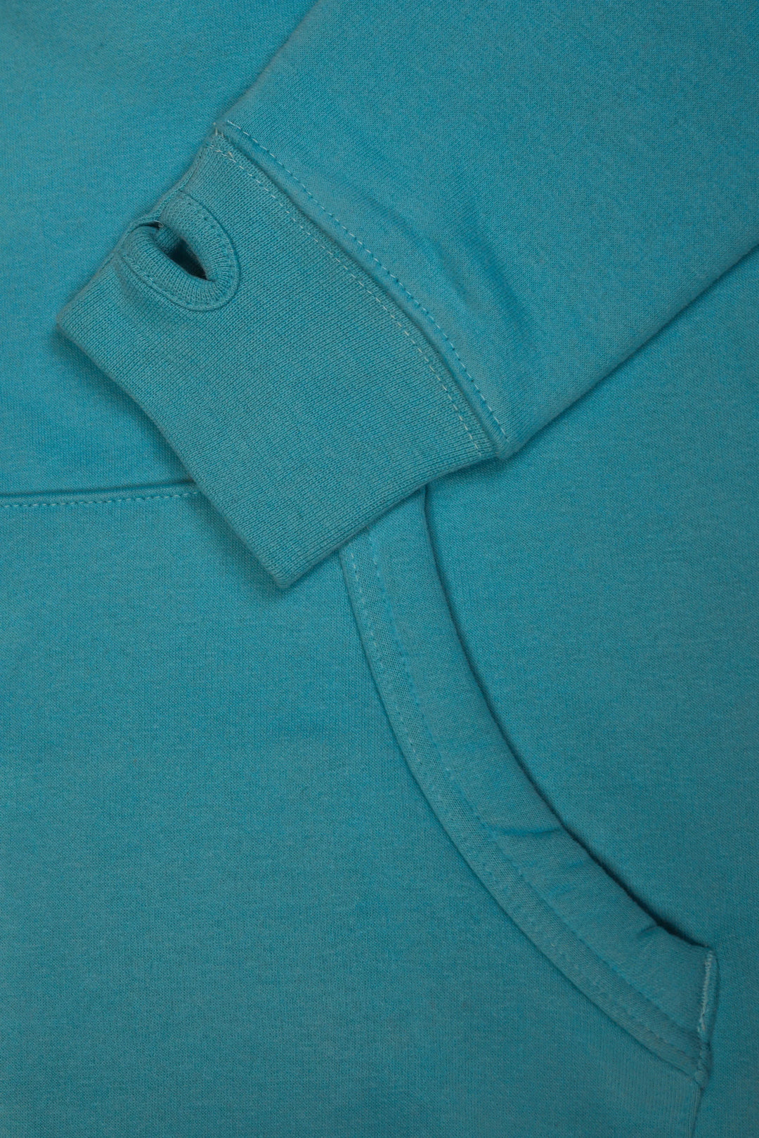 Ultra Premium Comfort Hoodie - Aqua Mist with White Rope