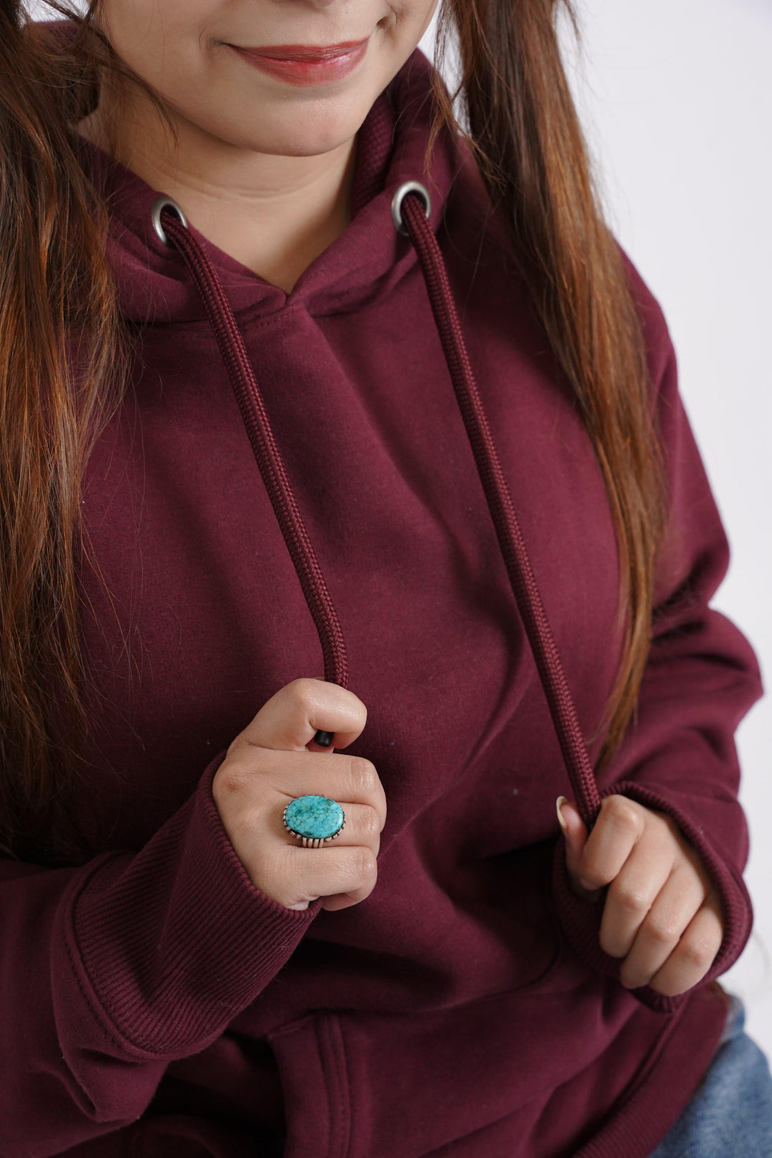 Premium Comfort Hoodie - Maroon Same Rope - Zing Pakistan