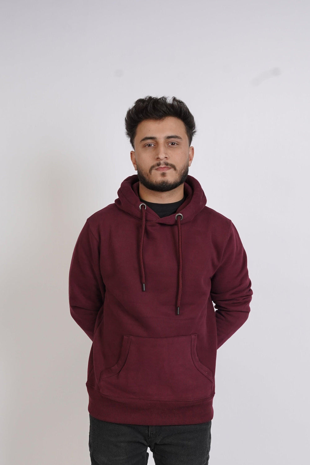 Premium Comfort Hoodie - Maroon Same Rope - Zing Pakistan