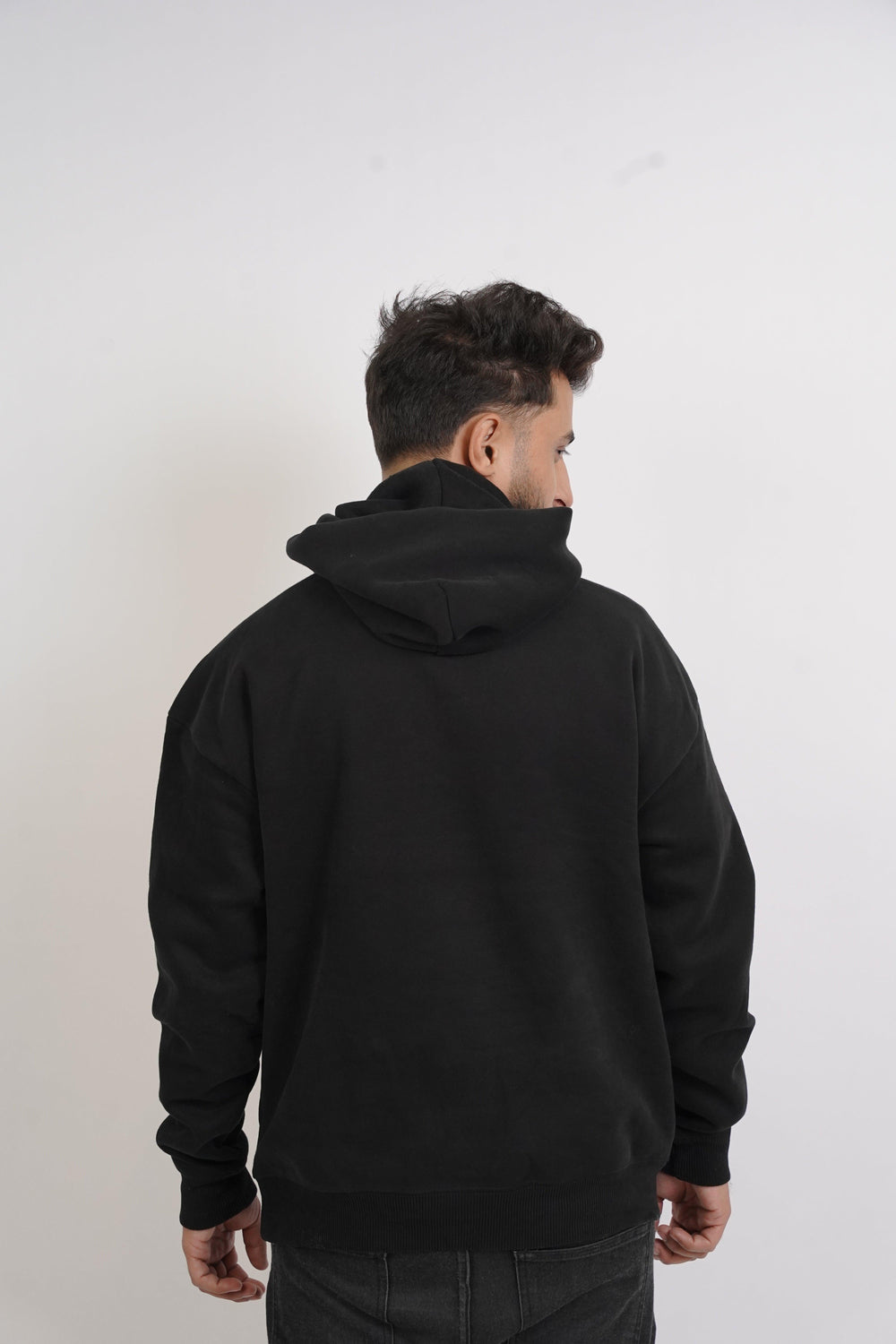 Premium Oversize Hoodie - Black Color - Zing Pakistan