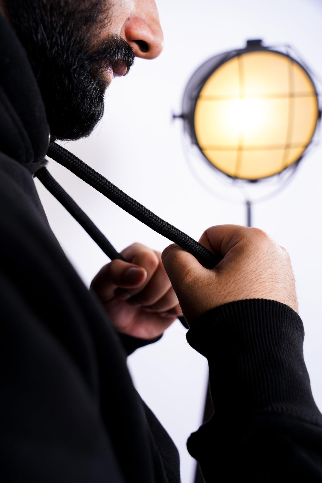 Premium Comfort Hoodie - Black Same Round Rope - Zing Pakistan