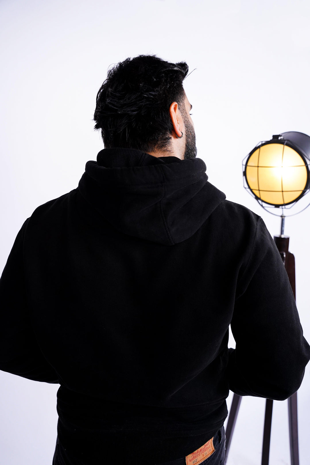 Premium Comfort Hoodie - Black Same Round Rope - Zing Pakistan