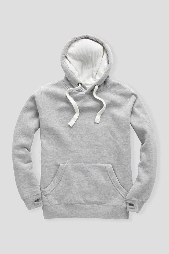 Ultra Premium Comfort Hoodie - Dusty Grey with white Rope