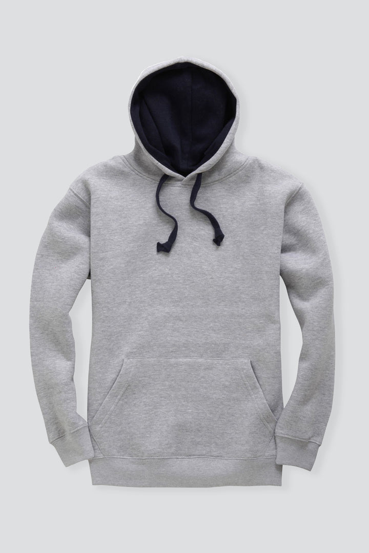 Ultra Premium Comfort Hoodie - Grey Navy with Black Rope