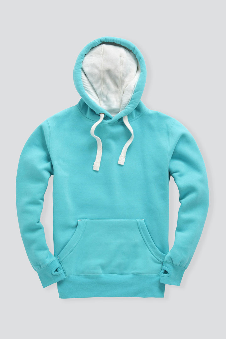 Ultra Premium Comfort Hoodie - Lagoon with White Rope