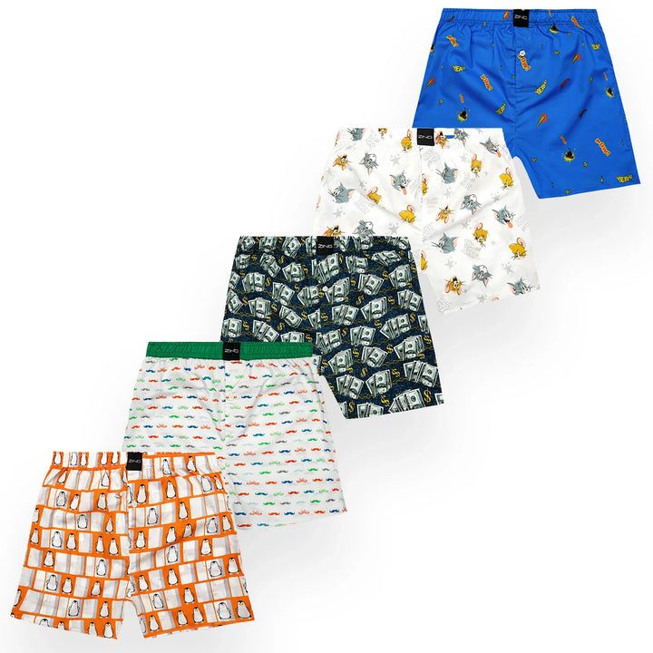 PACK OF 5 - ZINGX5 Boxer's