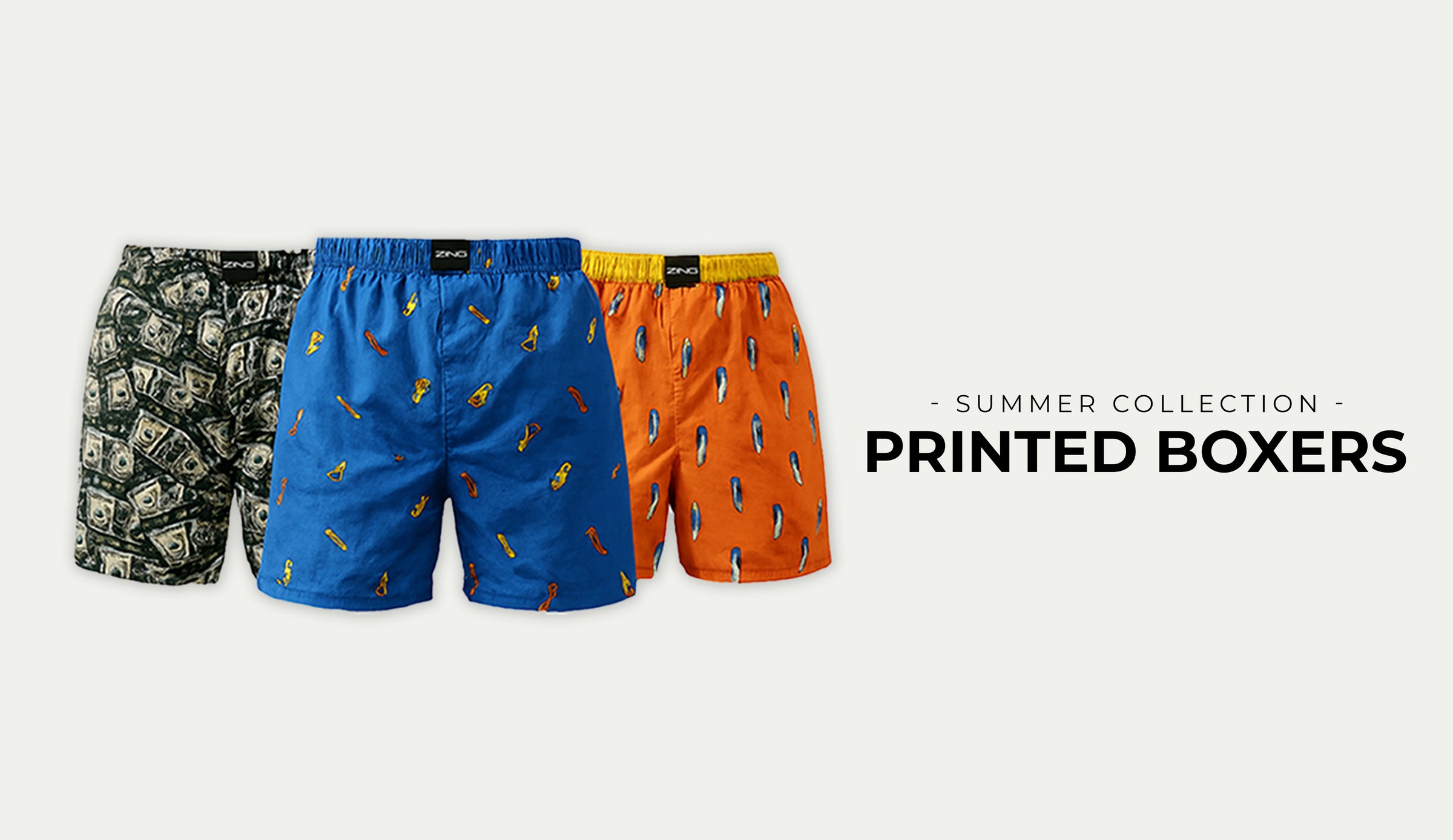 ZING colorfull printed boxers for summers